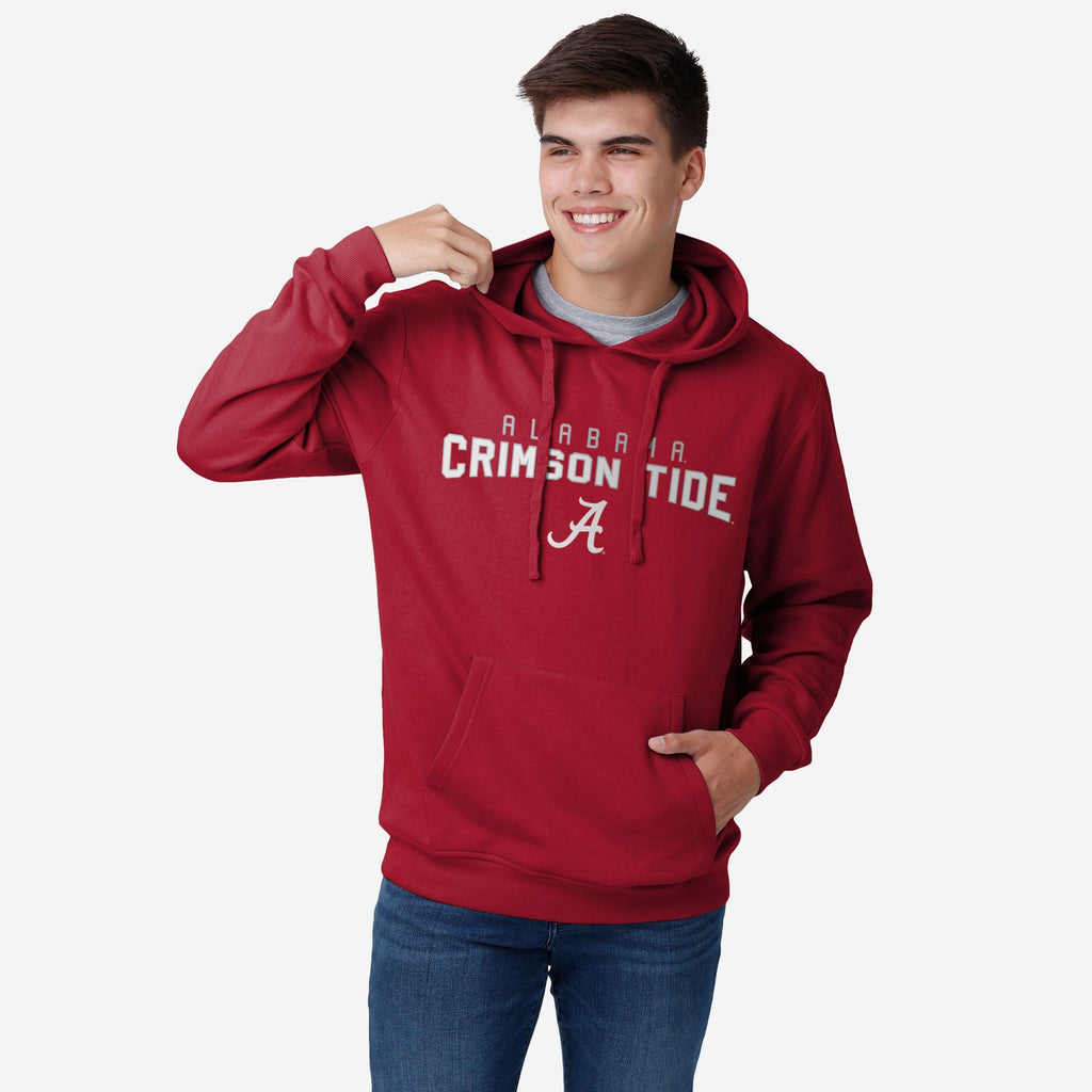 Alabama Crimson Tide Solid Hoodie FOCO S - FOCO.com