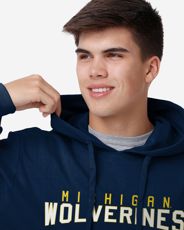 Michigan Wolverines Solid Hoodie FOCO - FOCO.com