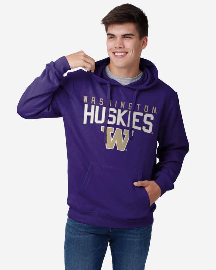 Washington Huskies Solid Hoodie FOCO S - FOCO.com