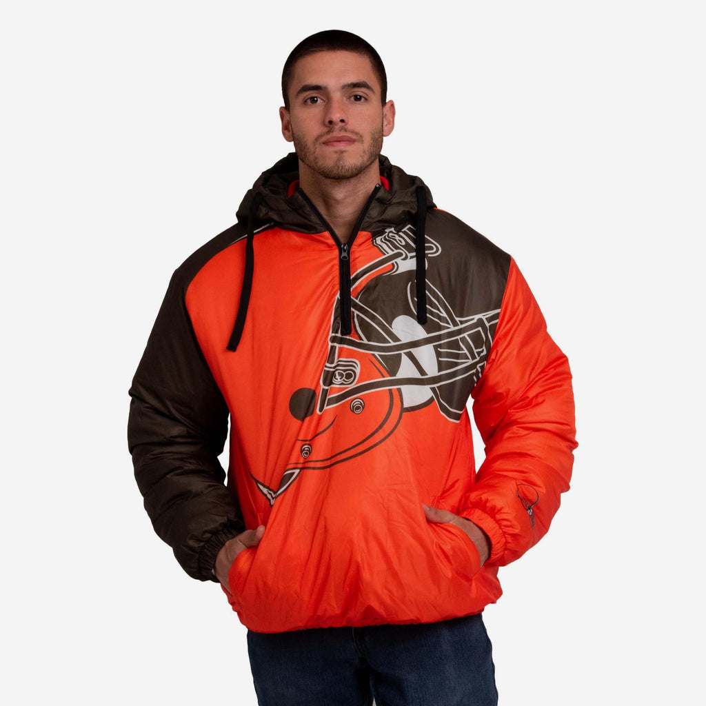 Cleveland Browns Tundra Puffy Poly Fill Pullover FOCO S - FOCO.com