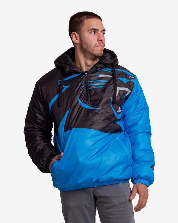 Carolina Panthers Tundra Puffy Poly Fill Pullover FOCO S - FOCO.com