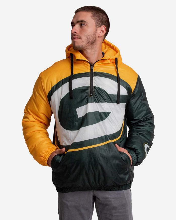 Green Bay Packers Tundra Puffy Poly Fill Pullover FOCO S - FOCO.com