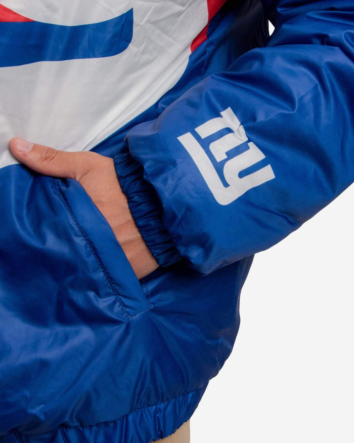 New York Giants Tundra Puffy Poly Fill Pullover FOCO - FOCO.com