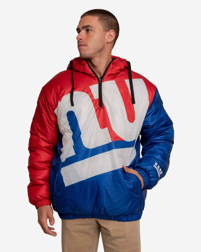 New York Giants Tundra Puffy Poly Fill Pullover FOCO S - FOCO.com