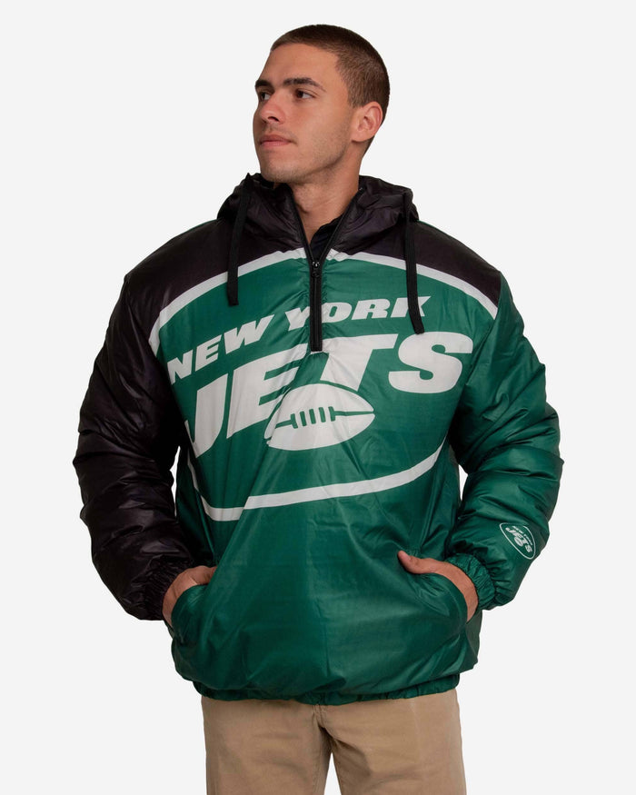 New York Jets Tundra Puffy Poly Fill Pullover FOCO S - FOCO.com