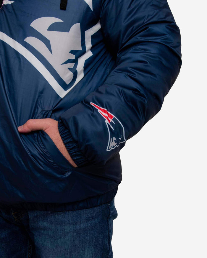 New England Patriots Tundra Puffy Poly Fill Pullover FOCO - FOCO.com