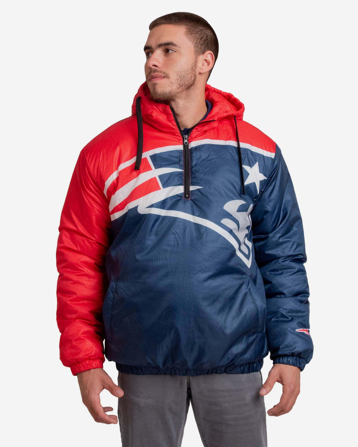 New England Patriots Tundra Puffy Poly Fill Pullover FOCO S - FOCO.com