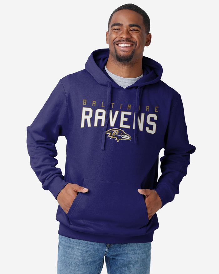 Baltimore Ravens Solid Hoodie FOCO S - FOCO.com