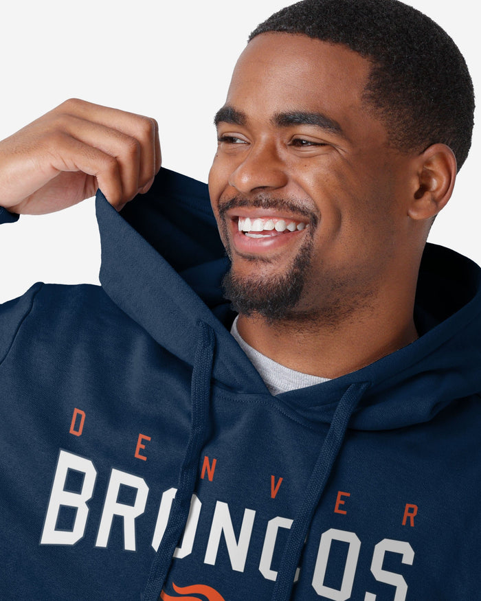 Denver Broncos Solid Hoodie FOCO - FOCO.com