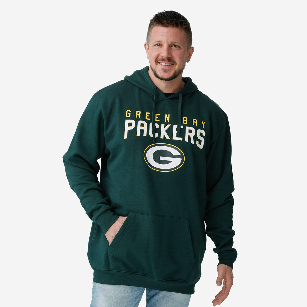 Green Bay Packers Solid Hoodie FOCO S - FOCO.com