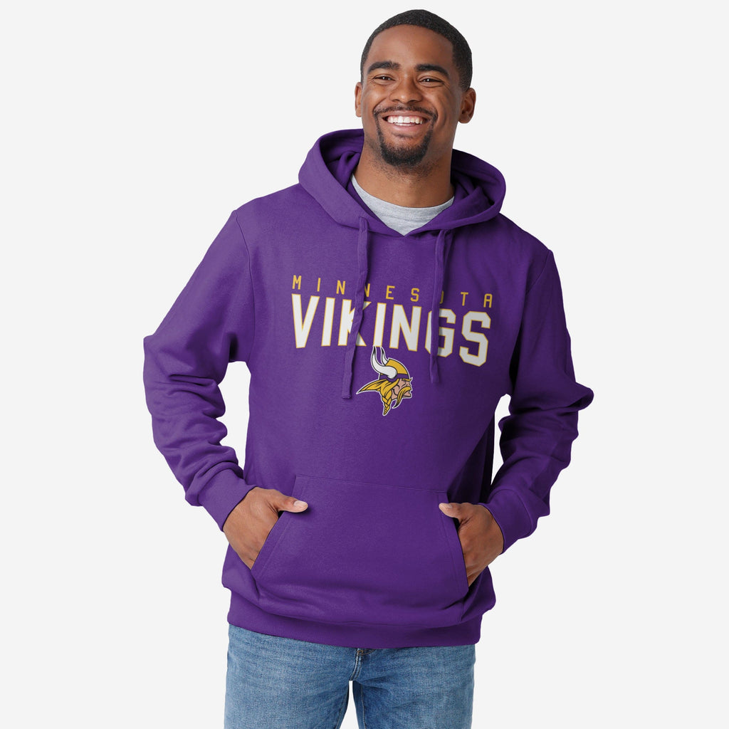 Minnesota Vikings Solid Hoodie FOCO S - FOCO.com