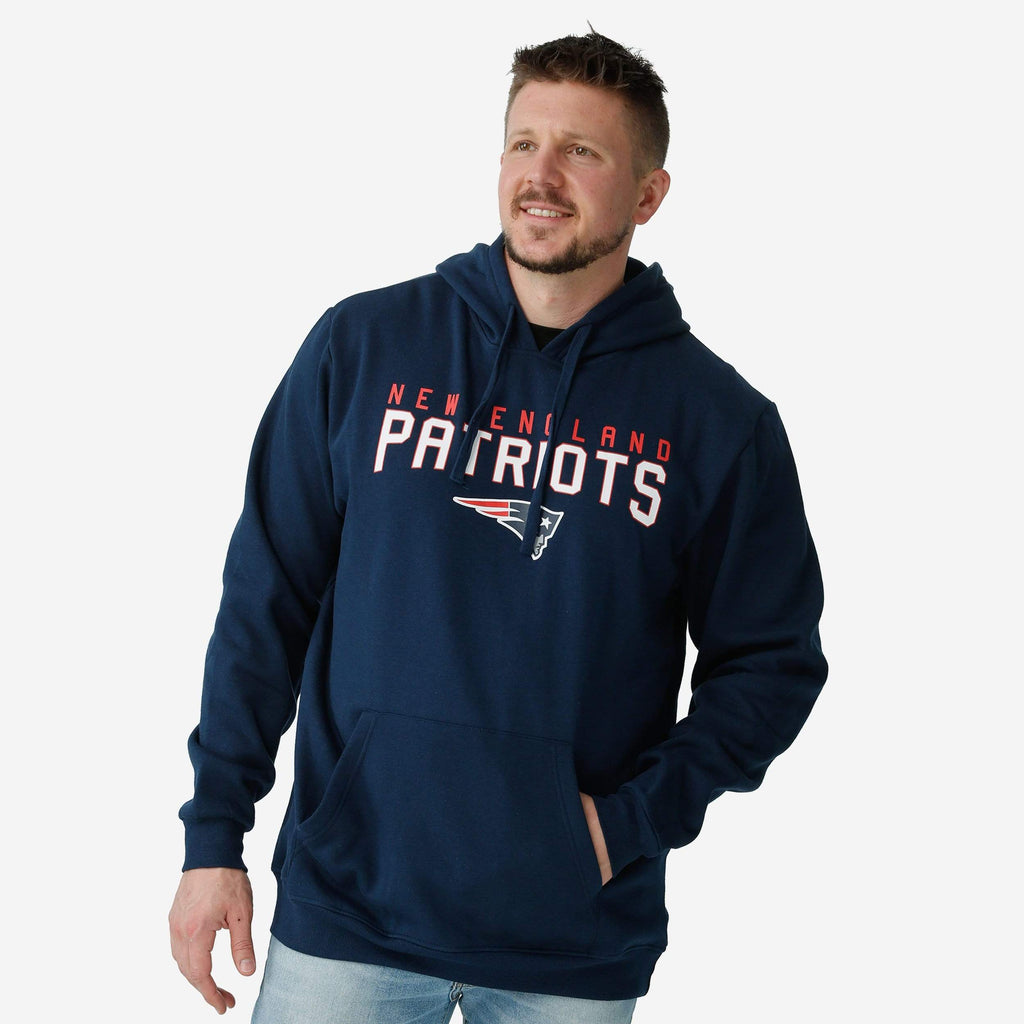 New England Patriots Solid Hoodie FOCO S - FOCO.com
