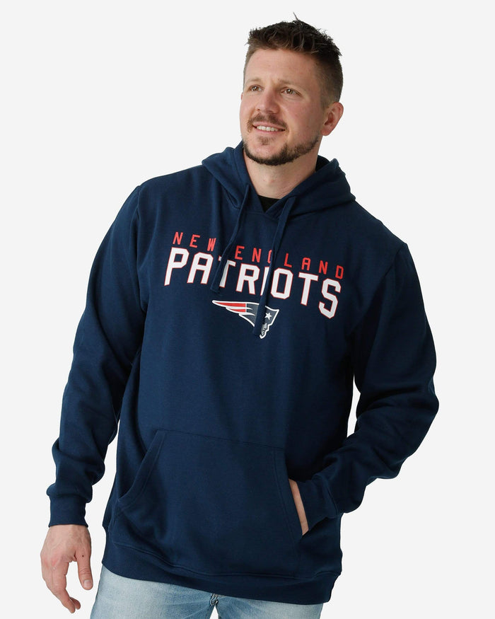 New England Patriots Solid Hoodie FOCO S - FOCO.com