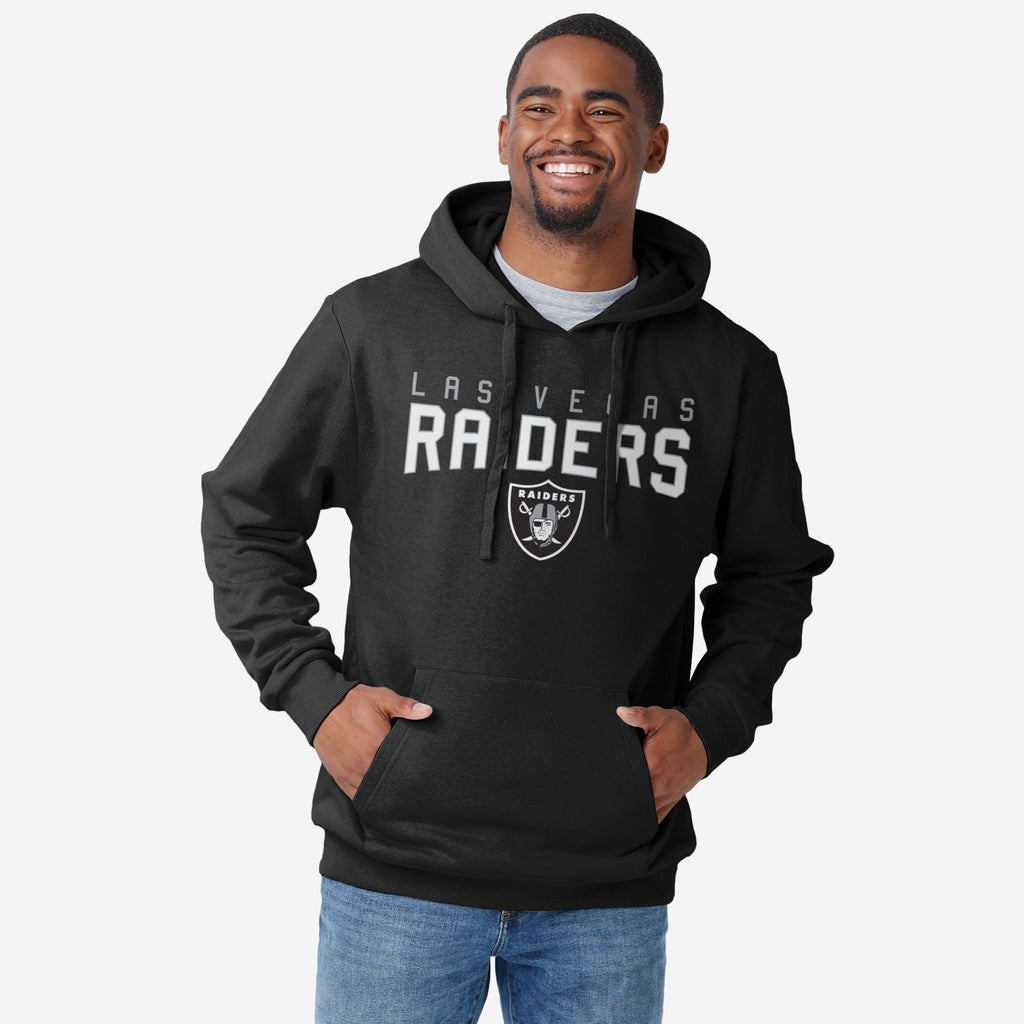 Las Vegas Raiders Solid Hoodie FOCO S - FOCO.com