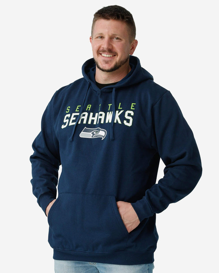 Seattle Seahawks Solid Hoodie FOCO S - FOCO.com