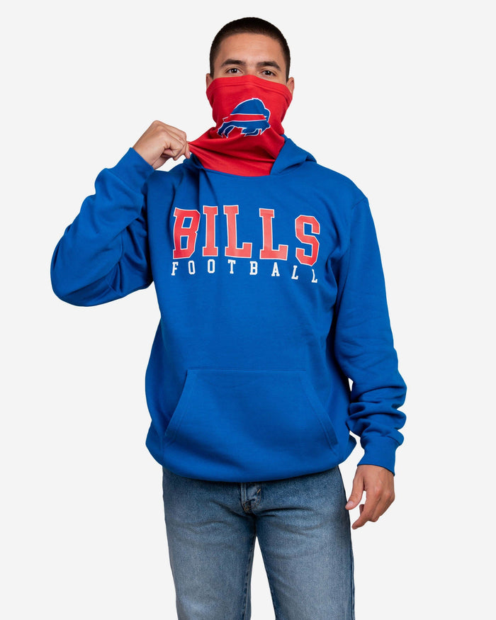 Buffalo Bills Solid Gaiter Hoodie FOCO - FOCO.com