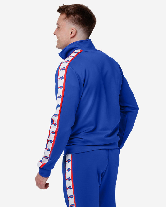 Buffalo Bills Stripe Logo Track Jacket FOCO - FOCO.com