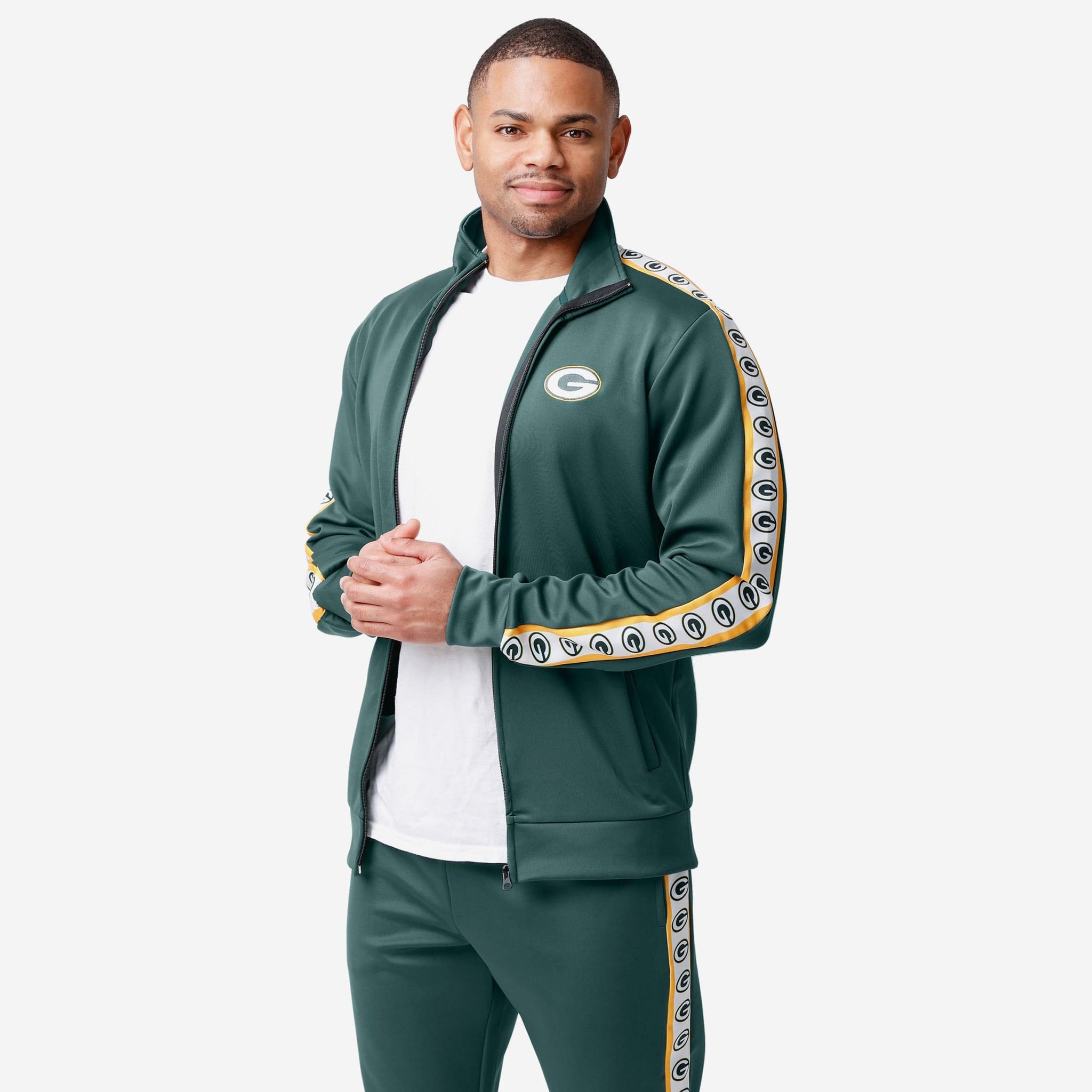 Green Bay Packers Camo Bomber Jacket FOCO