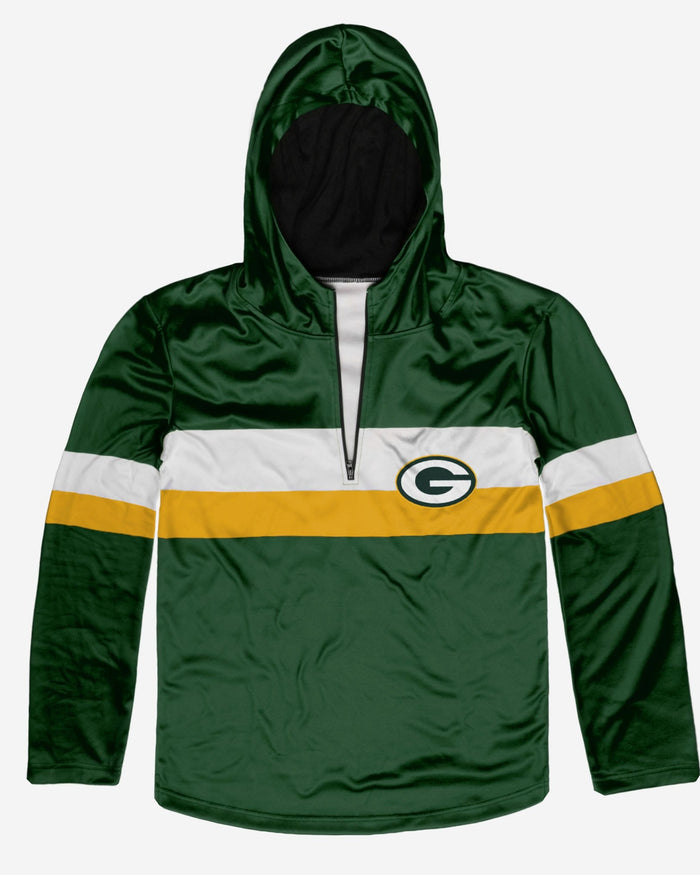 Green Bay Packers Quarter Zip Hoodie FOCO - FOCO.com