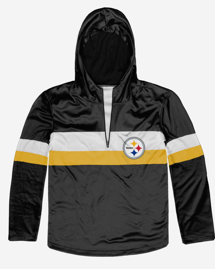 Pittsburgh Steelers Quarter Zip Hoodie FOCO - FOCO.com