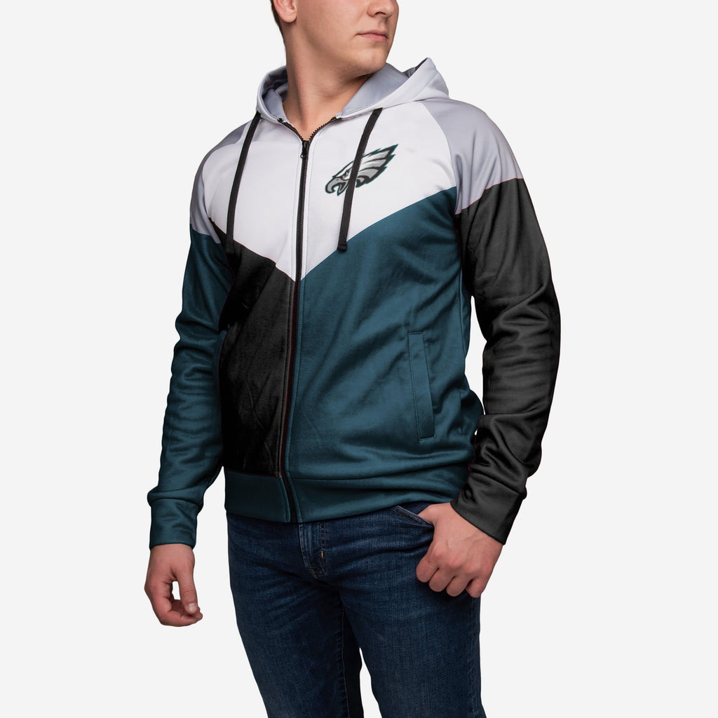 Philadelphia Eagles Hooded Track Jacket FOCO - FOCO.com