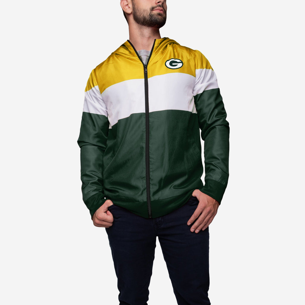 Green Bay Packers Hooded Gameday Jacket FOCO - FOCO.com