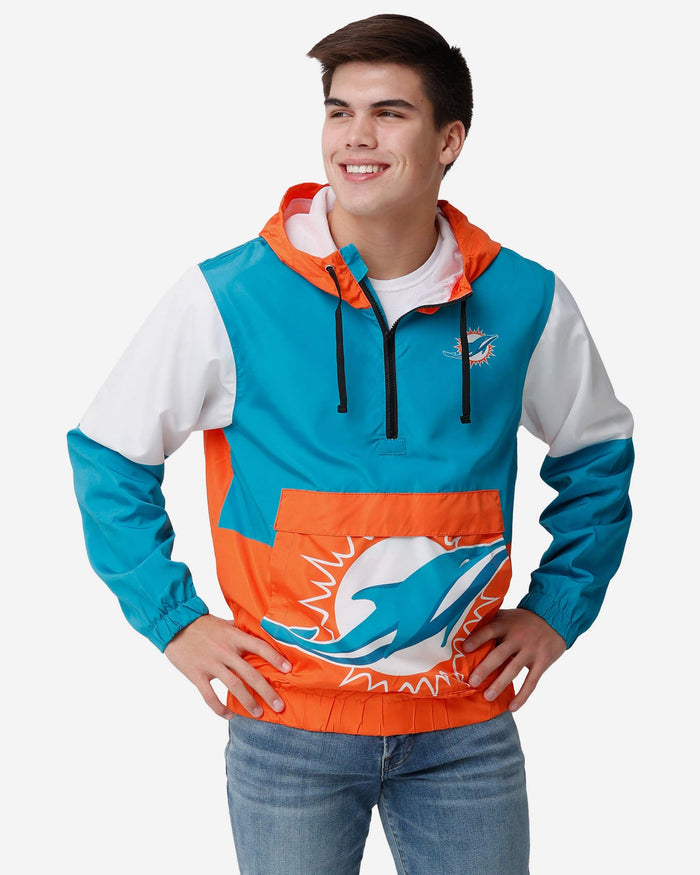 Miami Dolphins Warm-Up Windbreaker FOCO S - FOCO.com