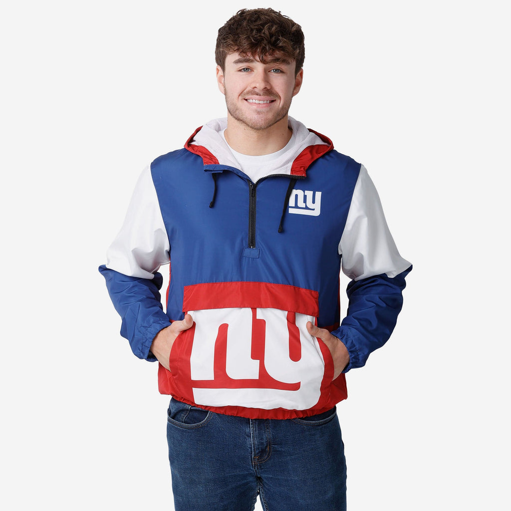 New York Giants Warm-Up Windbreaker FOCO S - FOCO.com