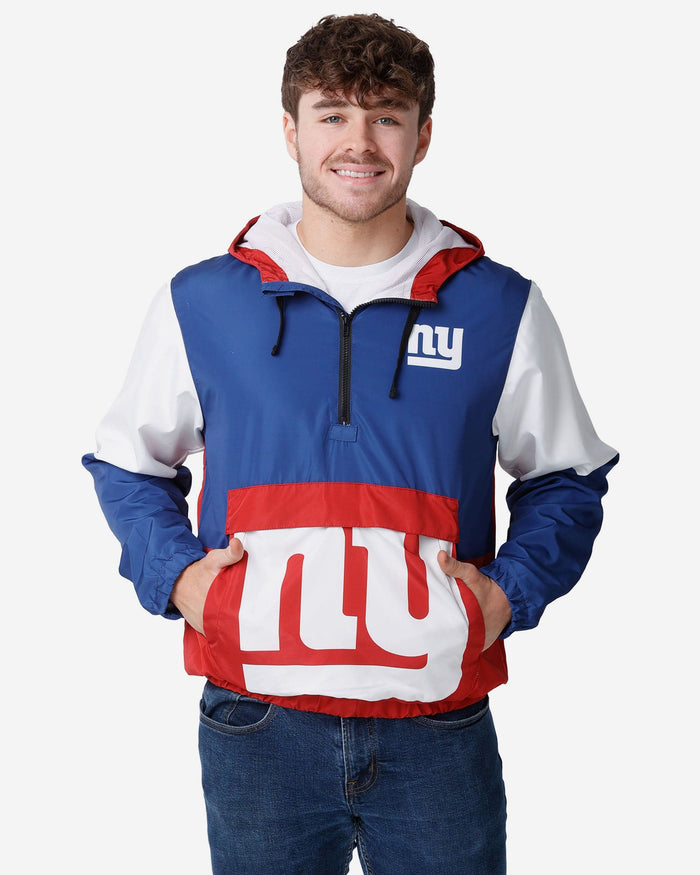 New York Giants Warm-Up Windbreaker FOCO S - FOCO.com