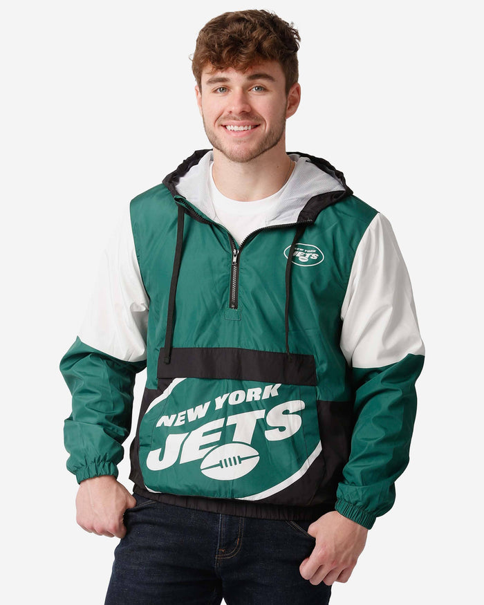 New York Jets Warm-Up Windbreaker FOCO - FOCO.com