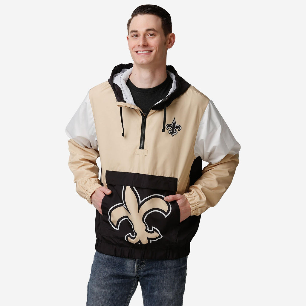 New Orleans Saints Warm-Up Windbreaker FOCO S - FOCO.com