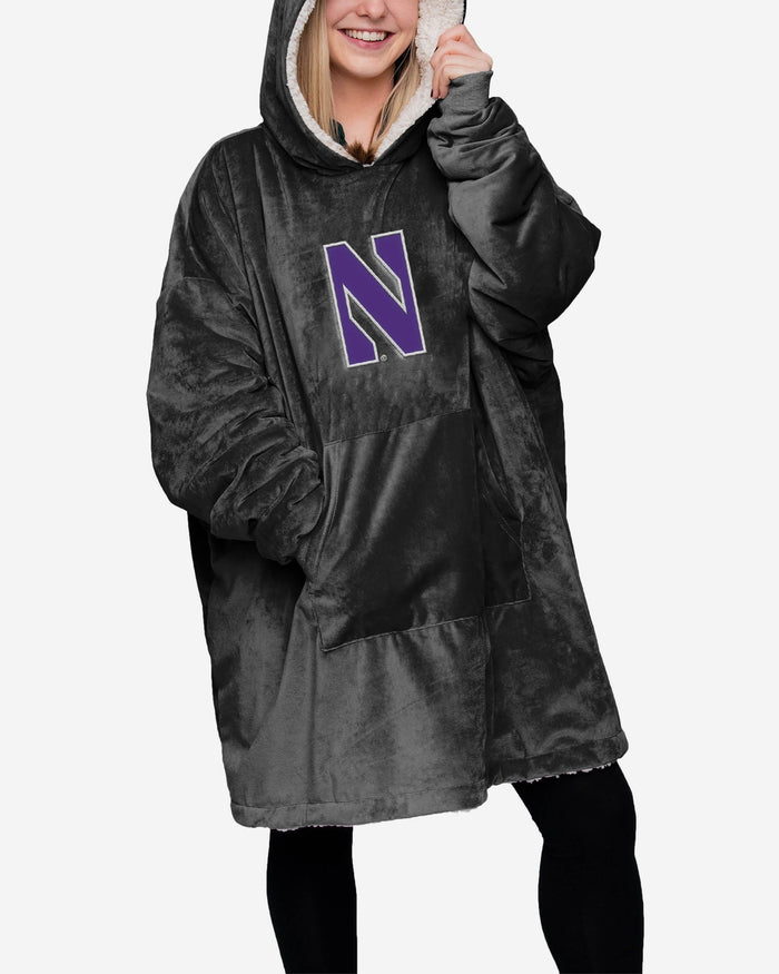 Northwestern Wildcats Reversible Big Logo Hoodeez FOCO - FOCO.com