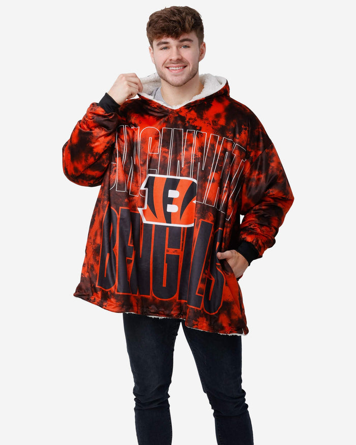 Cincinnati Bengals Bold Logo Camo Hoodeez FOCO - FOCO.com