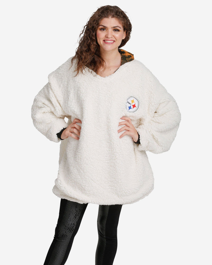 Pittsburgh Steelers Bold Logo Camo Hoodeez FOCO - FOCO.com