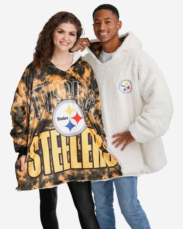 Pittsburgh Steelers Bold Logo Camo Hoodeez FOCO - FOCO.com