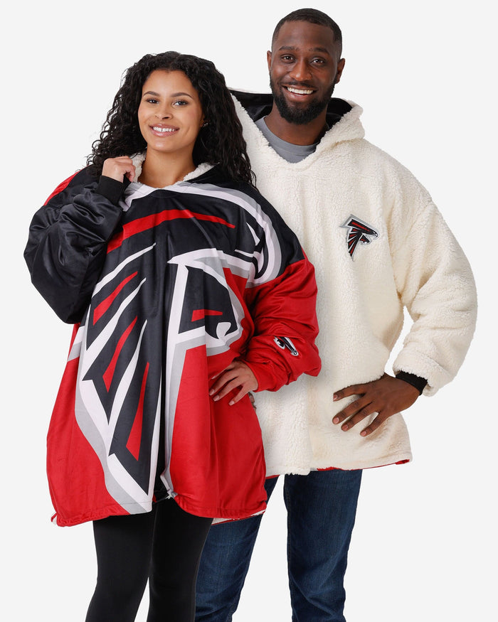Atlanta Falcons Reversible Colorblock Hoodeez FOCO - FOCO.com