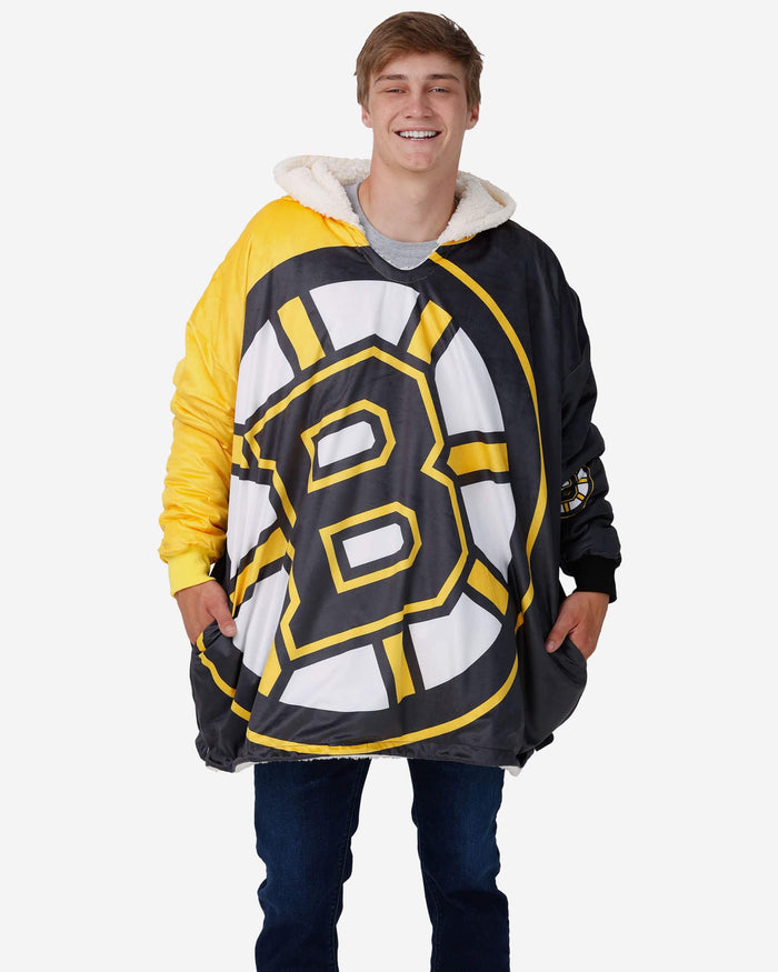 Boston Bruins Reversible Colorblock Hoodeez FOCO - FOCO.com