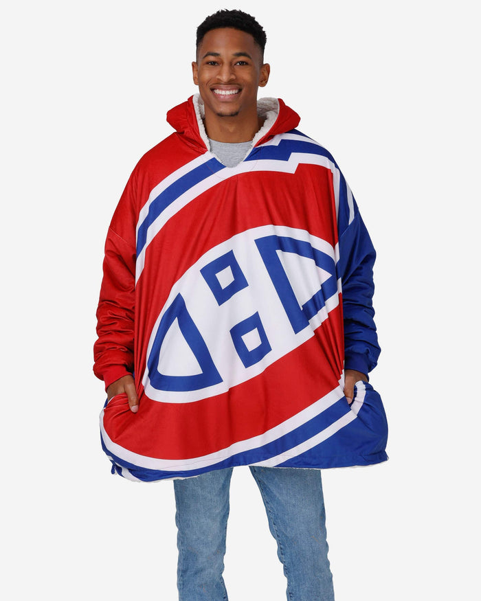 Montreal Canadiens Reversible Colorblock Hoodeez FOCO - FOCO.com