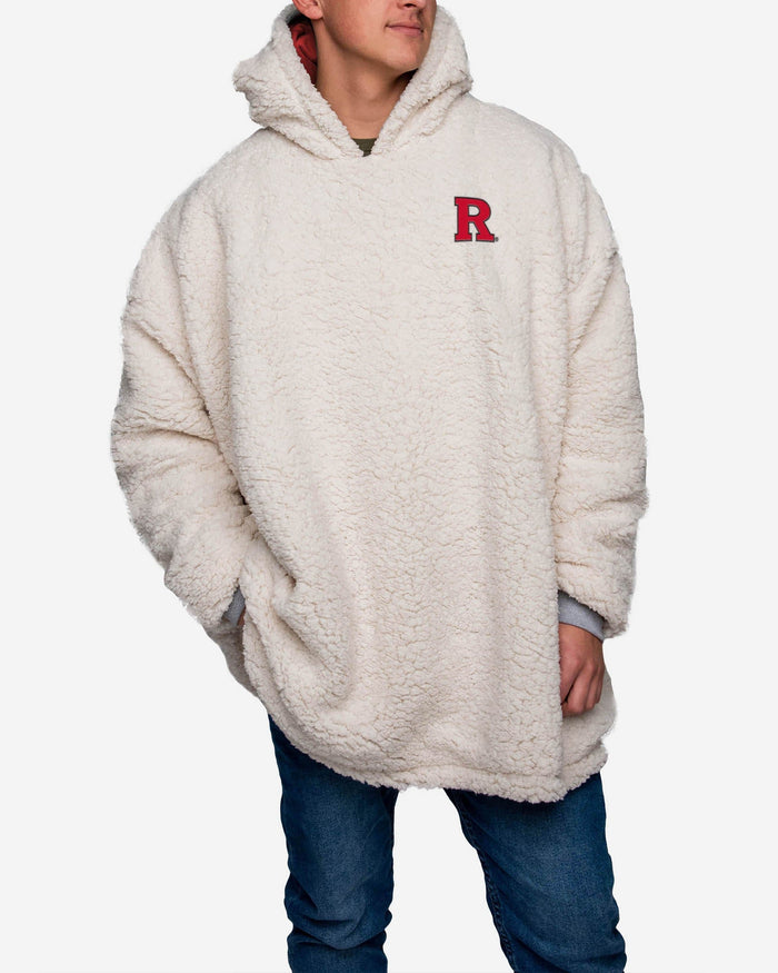 Rutgers Scarlet Knights Reversible Big Logo Hoodeez FOCO - FOCO.com