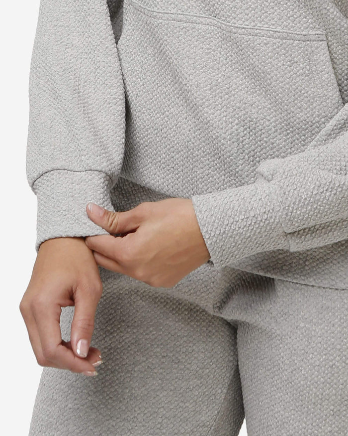 Cleveland Browns Original Womens Gray Woven Hoodie FOCO - FOCO.com