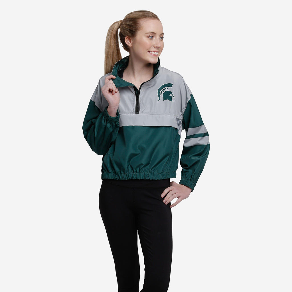 Michigan State Spartans Womens Winning Play Windbreaker FOCO S - FOCO.com