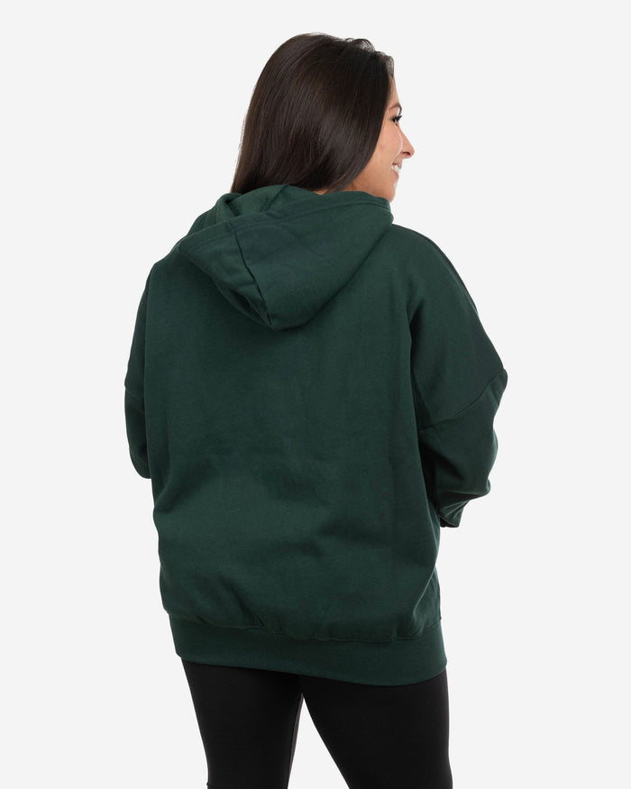 Green Bay Packers Womens Solid Oversized Hoodie FOCO - FOCO.com