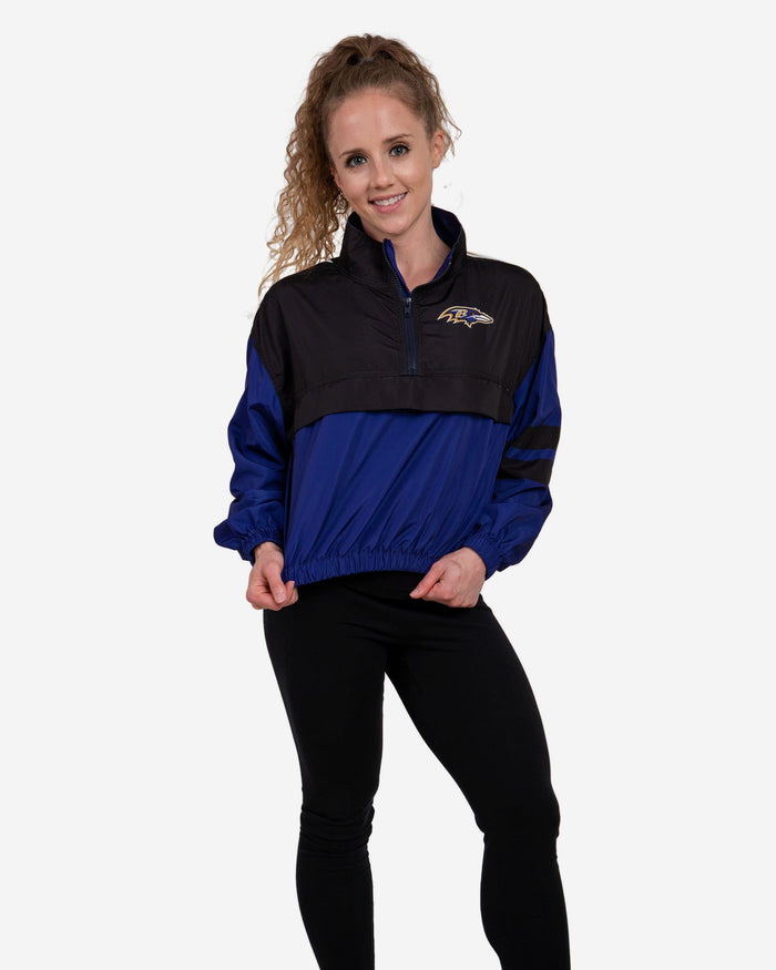 Baltimore Ravens Womens Winning Play Windbreaker FOCO S - FOCO.com