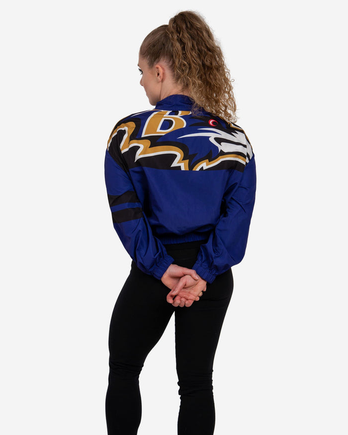 Baltimore Ravens Womens Winning Play Windbreaker FOCO - FOCO.com