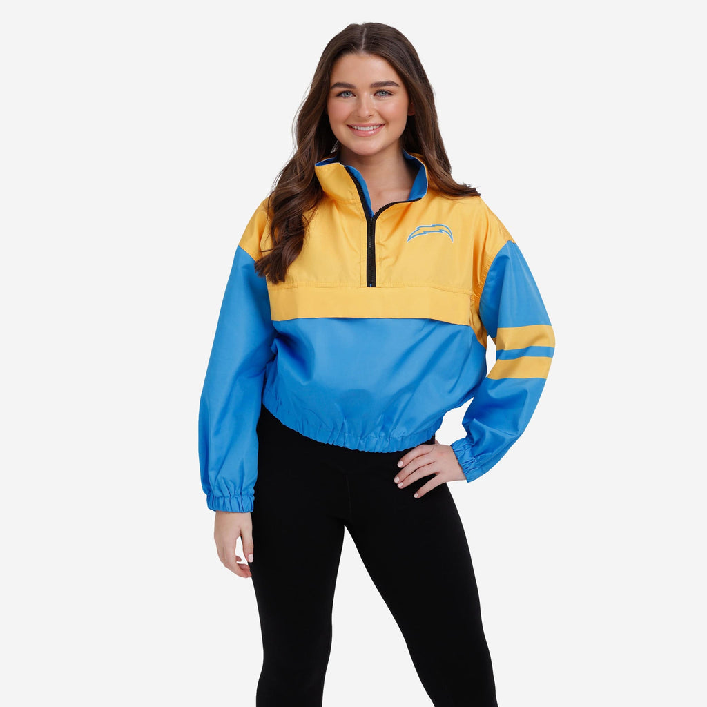 Los Angeles Chargers Womens Winning Play Windbreaker FOCO S - FOCO.com