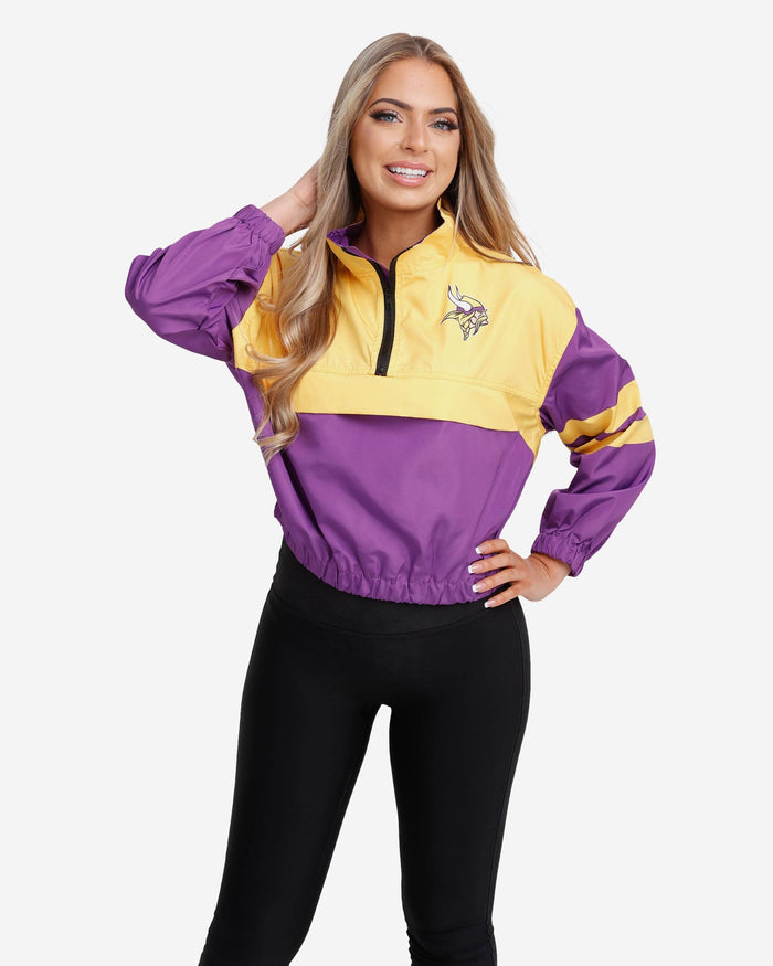 Minnesota Vikings Womens Winning Play Windbreaker FOCO S - FOCO.com