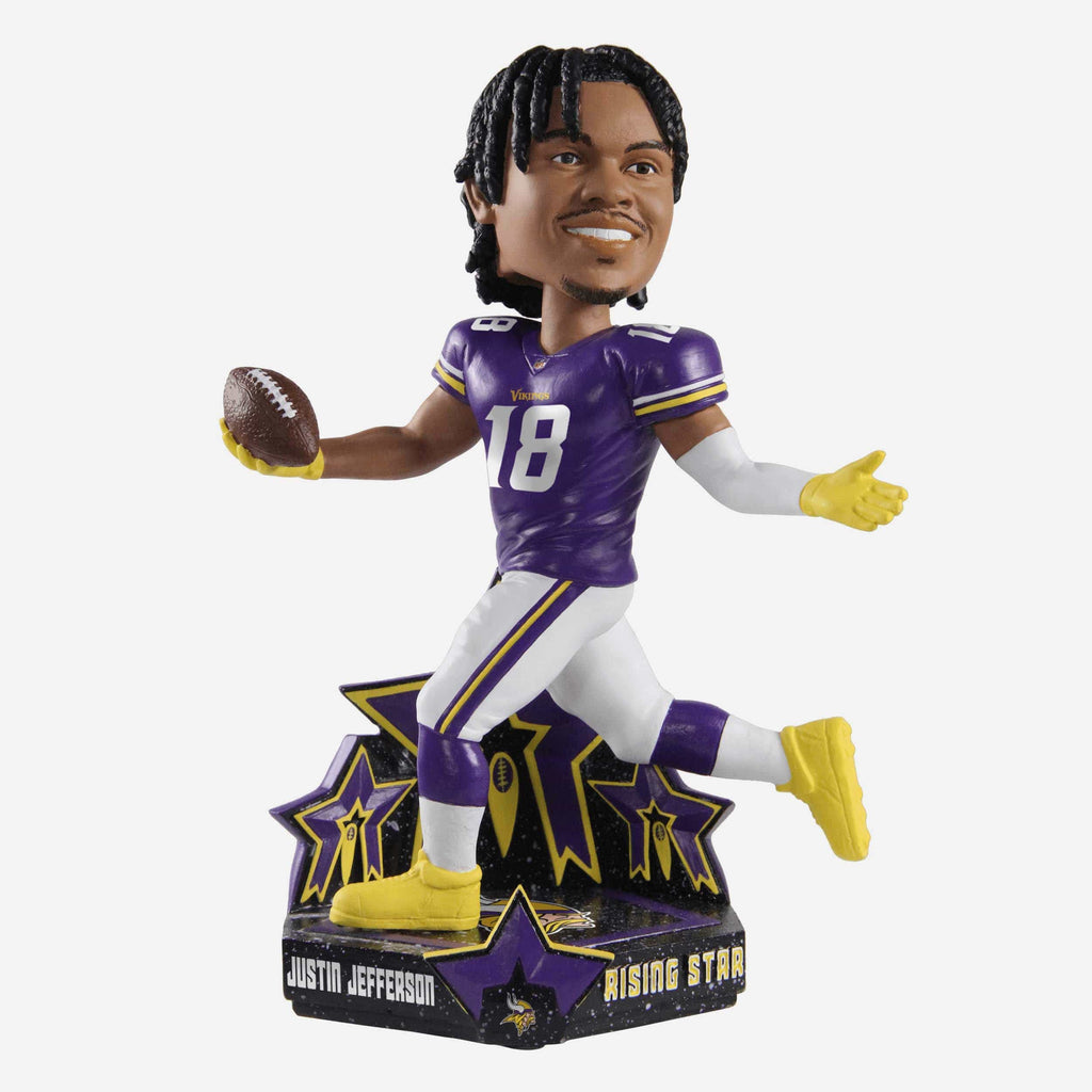 Justin Jefferson Minnesota Vikings Rising Star Bobblehead FOCO - FOCO.com