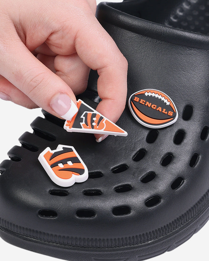 Cincinnati Bengals 6 Pack Team Clog Charms FOCO - FOCO.com