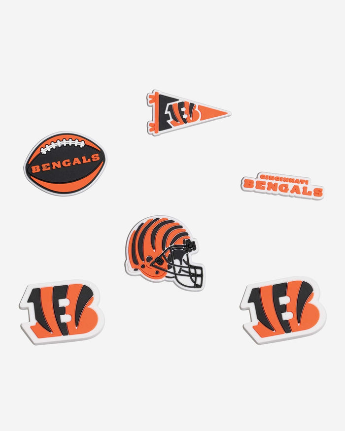 Cincinnati Bengals 6 Pack Team Clog Charms FOCO - FOCO.com