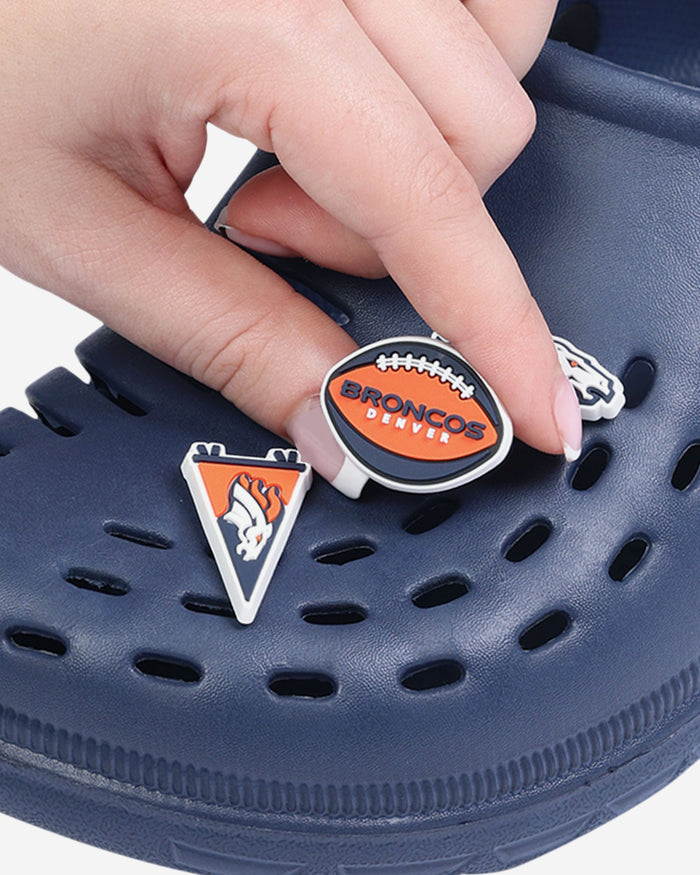 Denver Broncos 6 Pack Team Clog Charms FOCO - FOCO.com